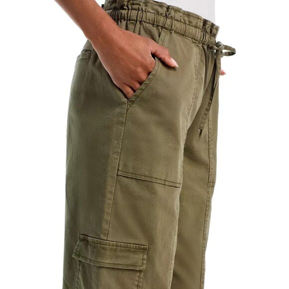 Rails Bodie Pants Womens Size M Olive Green Cotton Relaxed Fit Stretch Cargo - Picture 6 of 16